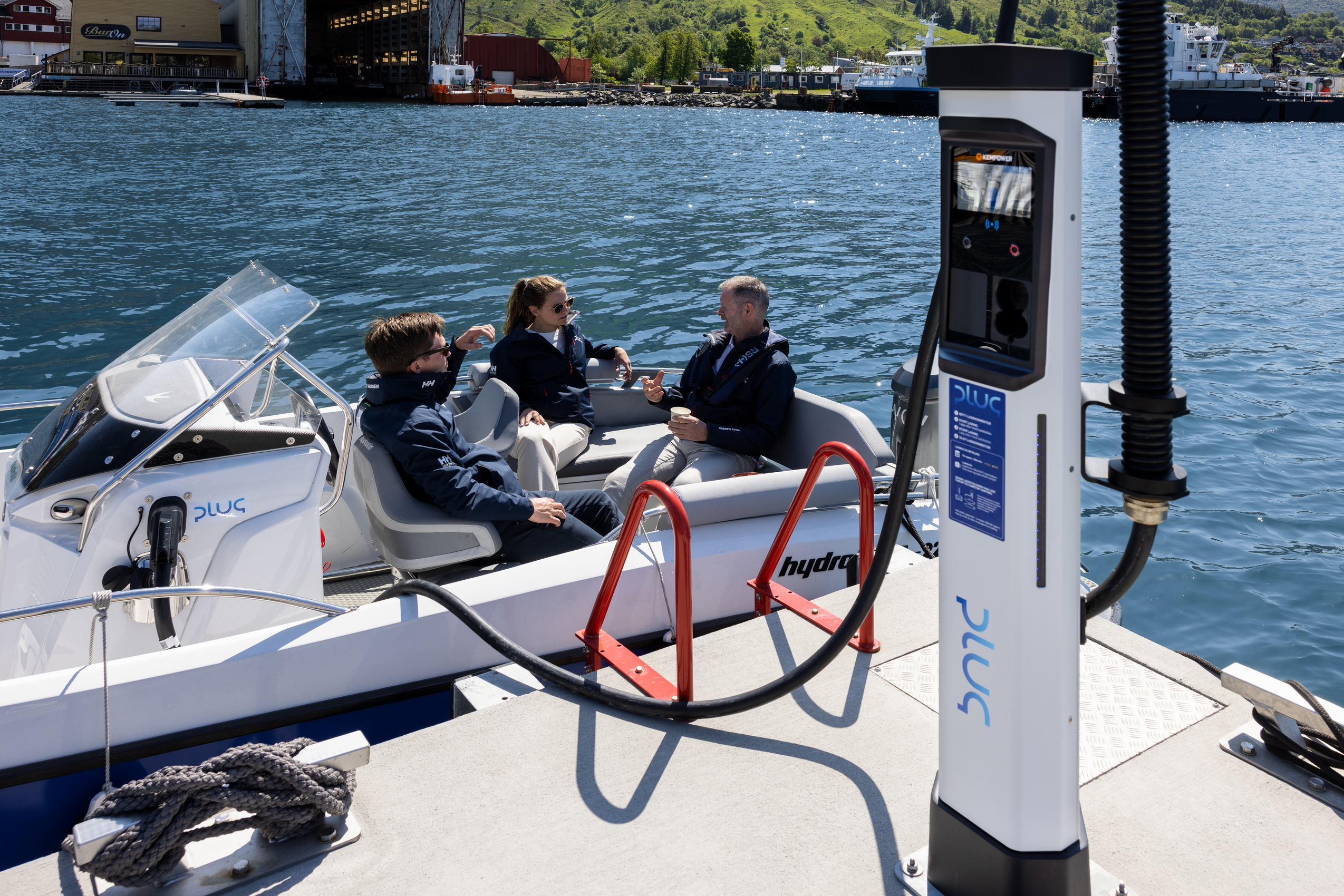 Kempower boat charging in Norway