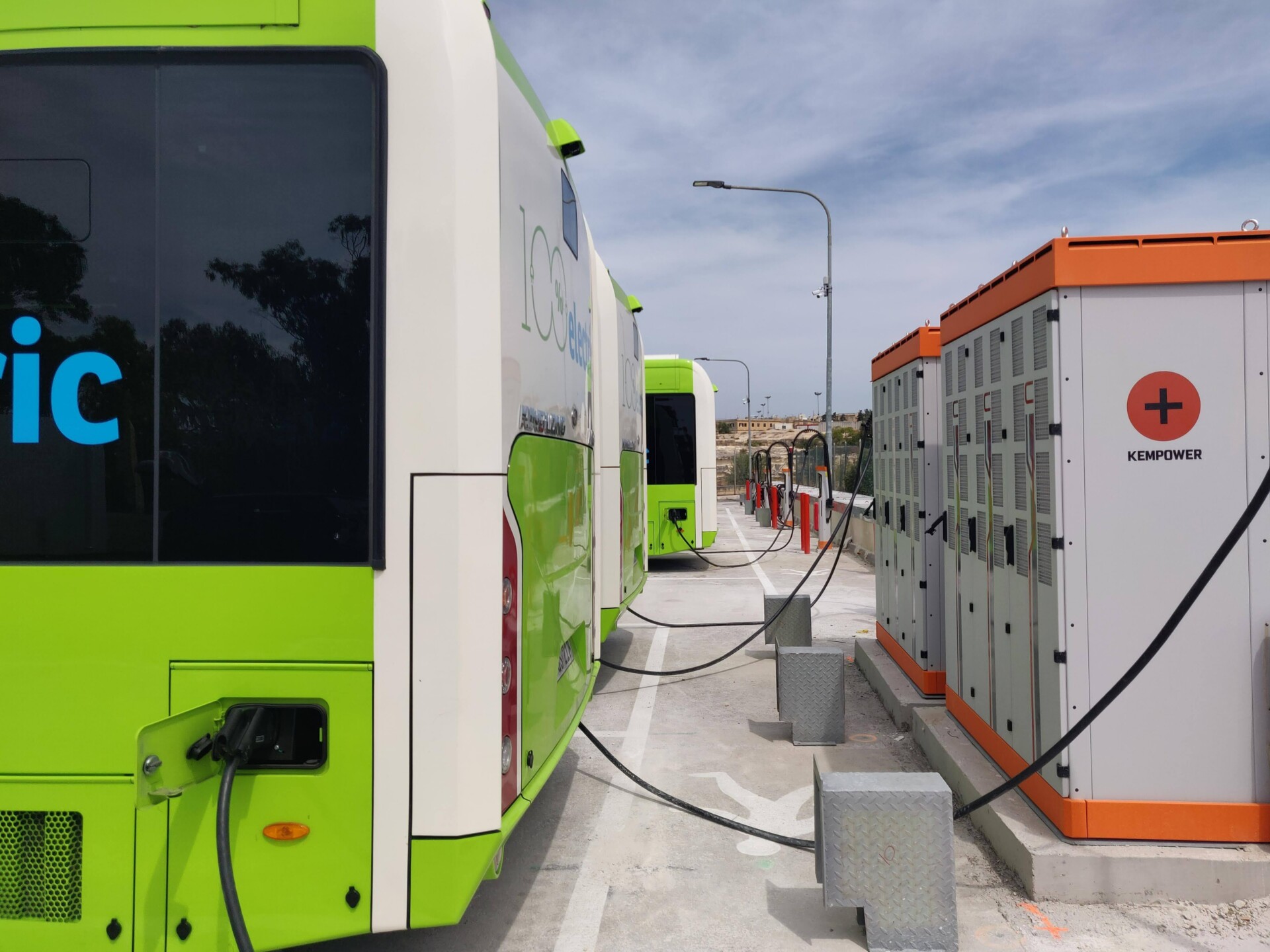 Kempower Malta electric bus charging EVPoint