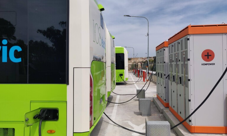Kempower Malta electric bus charging EVPoint