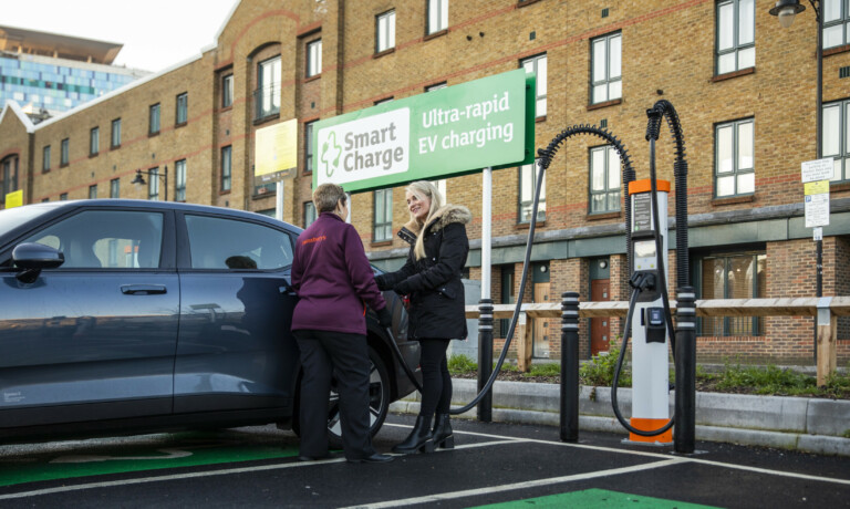 Sainsbury´s Smart Charge hub in Whitechapel